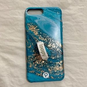 LOOPY Jasper Turquoise iPhone Case